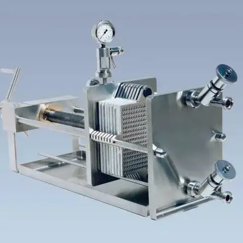 Depth filter press