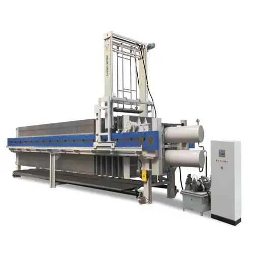 What technology is used in the filter press?